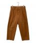 MAATEE&SONS（マーティーアンドサンズ）の古着「俺のCHINO-PAN -強撚GABA GARMENT DYED-」｜ブラウン