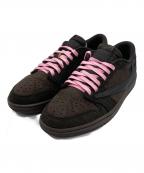 NIKE×Travis Scottナイキ×トラヴィススコット）の古着「ローカットスニーカー」｜ブラウン