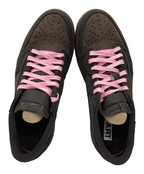NIKE（ナイキ）NIKE (ナイキ) Travis Scott (トラヴィススコット) ローカットスニーカー ブラウン サイズ:27㎝の古着・服飾アイテム