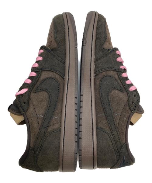 NIKE（ナイキ）NIKE (ナイキ) Travis Scott (トラヴィススコット) ローカットスニーカー ブラウン サイズ:27㎝の古着・服飾アイテム