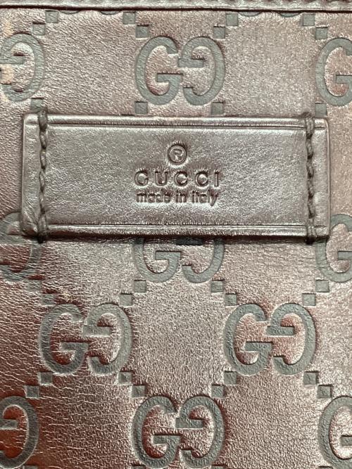 GUCCI（グッチ）GUCCI (グッチ) ビジネスバッグ ブラウンの古着・服飾アイテム