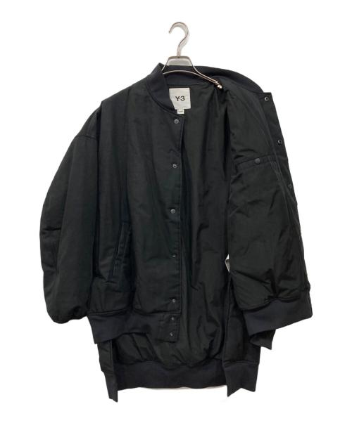 Y-3（ワイスリー）Y-3 (ワイスリー) バックロゴ ボンバージャケット ブラック サイズ:Mの古着・服飾アイテム
