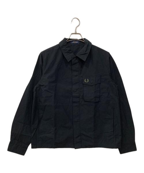 FRED PERRY（フレッドペリー）FRED PERRY (フレッドペリー) ポプリンオーバーシャツ ネイビー サイズ:M 未使用品の古着・服飾アイテム