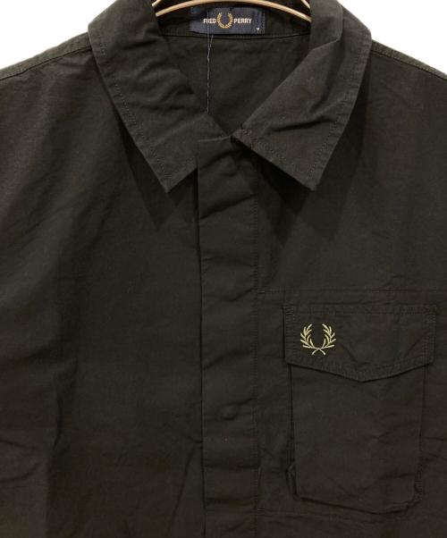 FRED PERRY（フレッドペリー）FRED PERRY (フレッドペリー) ポプリンオーバーシャツ ネイビー サイズ:M 未使用品の古着・服飾アイテム
