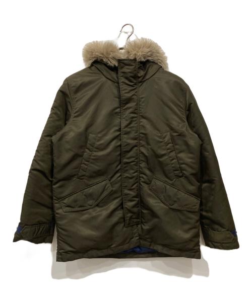 PS Paul Smith（ＰＳポールスミス）PS Paul Smith (ＰＳポールスミス) ダウンジャケット カーキ サイズ:Lの古着・服飾アイテム