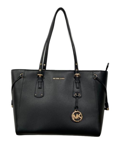 MICHAEL KORS（マイケルコース）MICHAEL KORS (マイケルコース) ボイジャー トートバッグ ブラックの古着・服飾アイテム