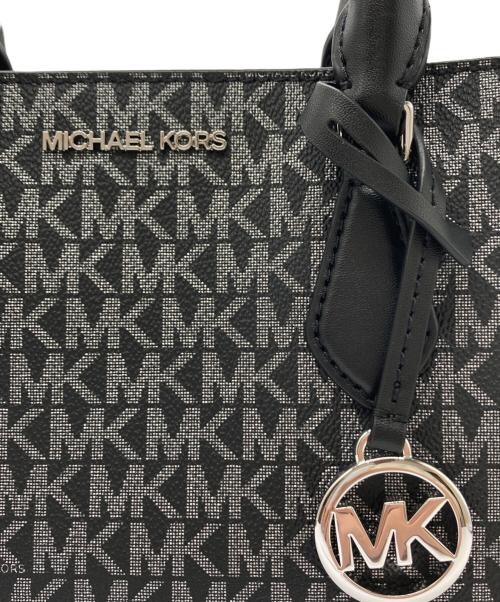 MICHAEL KORS（マイケルコース）MICHAEL KORS (マイケルコース) シェイラ 2WAYバッグ ブラックの古着・服飾アイテム