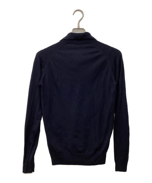 JOHN SMEDLEY（ジョンスメドレー）JOHN SMEDLEY (ジョンスメドレー) ニットポロシャツ ネイビー サイズ:Sの古着・服飾アイテム