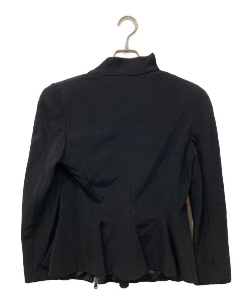 EMPORIO ARMANI（エンポリオ アルマーニ）EMPORIO ARMANI (エンポリオ アルマーニ) ノーカラージャケット ブラック サイズ:44の古着・服飾アイテム