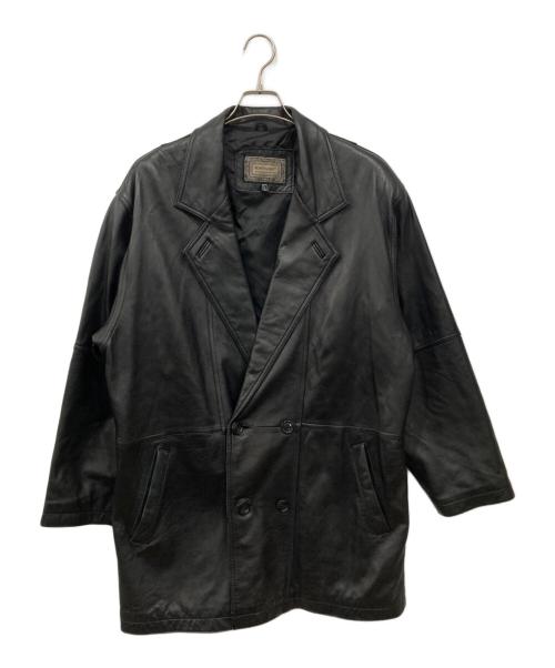 MONTPARNO（モンパルナス）MONTPARNO (モンパルナス) シープスキンコート ブラック サイズ:Lの古着・服飾アイテム