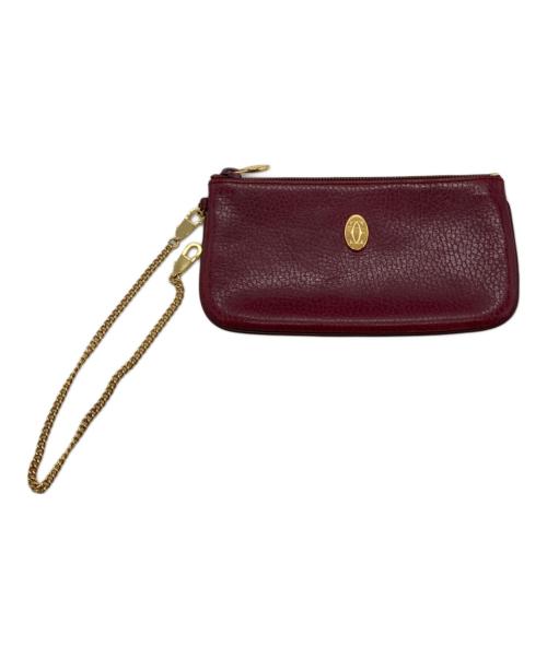 Cartier（カルティエ）Cartier (カルティエ) ポーチ レッドの古着・服飾アイテム