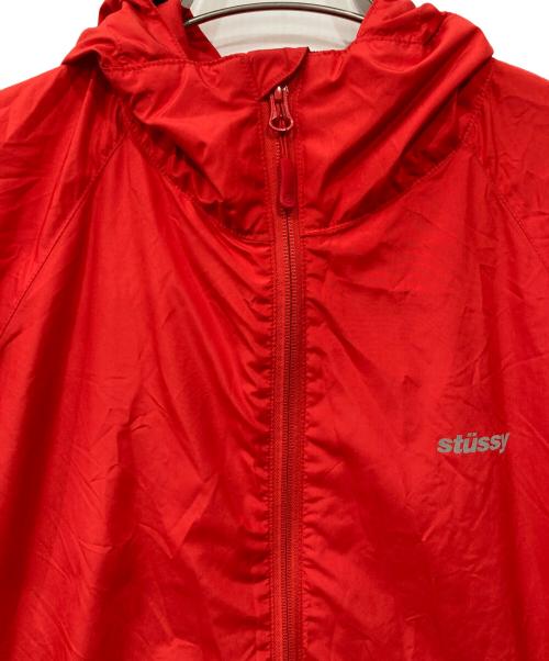 stussy（ステューシー）stussy (ステューシー) フーデッドジャケット レッド サイズ:Mの古着・服飾アイテム