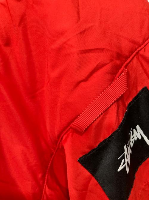 stussy（ステューシー）stussy (ステューシー) フーデッドジャケット レッド サイズ:Mの古着・服飾アイテム