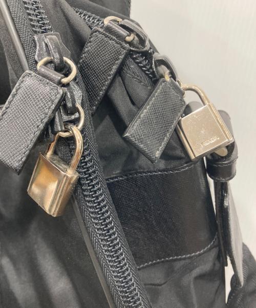 PRADA（プラダ）PRADA (プラダ) ボストンバッグ ブラックの古着・服飾アイテム