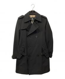 BURBERRY BLACK LABEL（バーバリーブラックレーベル）の古着「ノバチェックトレンチコート」｜ブラック