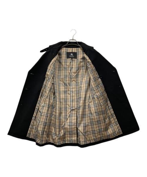 BURBERRY BLACK LABEL（バーバリーブラックレーベル）BURBERRY BLACK LABEL (バーバリーブラックレーベル) ノバチェックトレンチコート ブラック サイズ:Mの古着・服飾アイテム