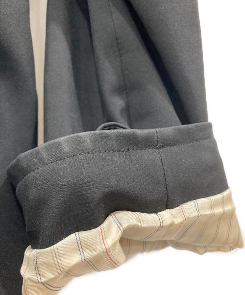 BURBERRY BLACK LABEL（バーバリーブラックレーベル）BURBERRY BLACK LABEL (バーバリーブラックレーベル) ノバチェックトレンチコート ブラック サイズ:Mの古着・服飾アイテム