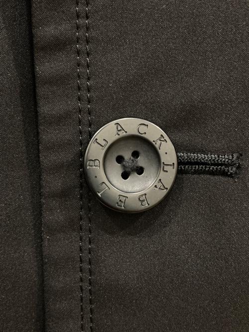 BURBERRY BLACK LABEL（バーバリーブラックレーベル）BURBERRY BLACK LABEL (バーバリーブラックレーベル) ノバチェックトレンチコート ブラック サイズ:Mの古着・服飾アイテム