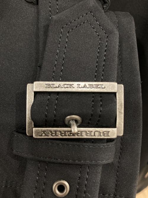 BURBERRY BLACK LABEL（バーバリーブラックレーベル）BURBERRY BLACK LABEL (バーバリーブラックレーベル) ノバチェックトレンチコート ブラック サイズ:Mの古着・服飾アイテム