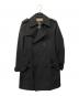 BURBERRY BLACK LABEL（バーバリーブラックレーベル）の古着「ノバチェックトレンチコート」｜ブラック