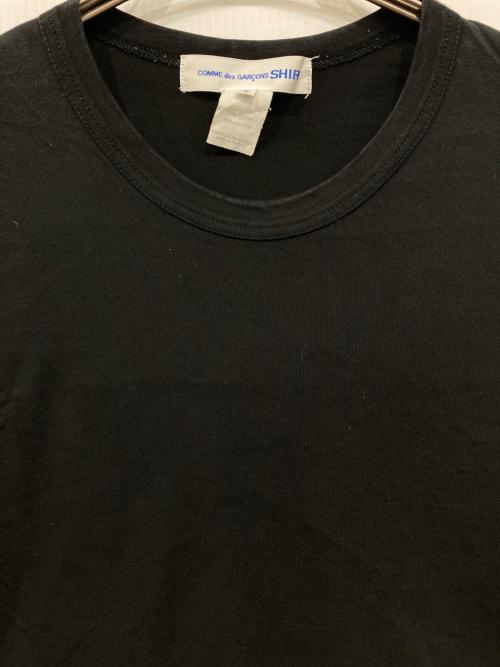 COMME des GARCONS SHIRT（コムデギャルソンシャツ）COMME des GARCONS SHIRT (コムデギャルソンシャツ) ロングスリーブカットソー ブラック サイズ:Lの古着・服飾アイテム