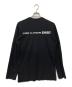 COMME des GARCONS SHIRT (コムデギャルソンシャツ) ロングスリーブカットソー ブラック サイズ:L：7000円