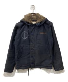 THE BLUE PORT×HOUSTON（ブルーポート×ヒューストン）の古着「N-1 デッキジャケット」｜ネイビー