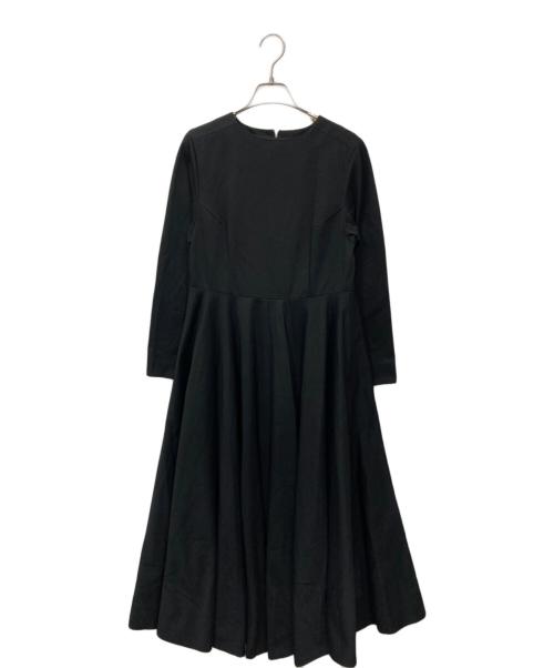 foufou（フーフー）foufou (フーフー) タックワンピース ブラック サイズ:1の古着・服飾アイテム