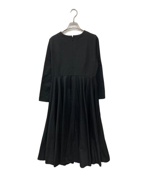 foufou（フーフー）foufou (フーフー) タックワンピース ブラック サイズ:1の古着・服飾アイテム