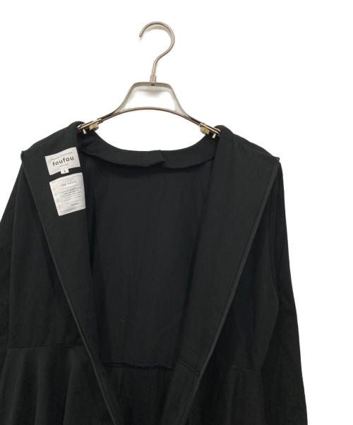foufou（フーフー）foufou (フーフー) タックワンピース ブラック サイズ:1の古着・服飾アイテム