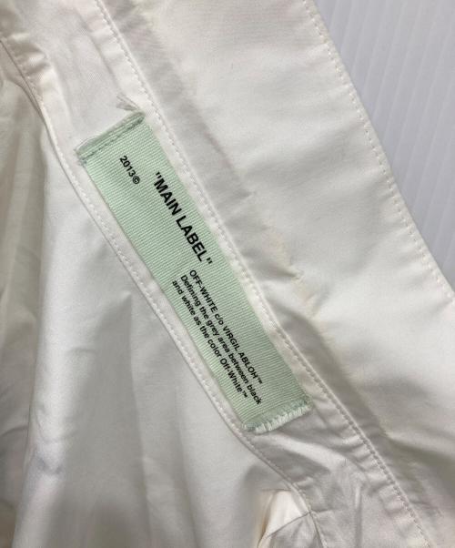 OFFWHITE（オフホワイト）OFFWHITE (オフホワイト) バックフリルシャツ ホワイト サイズ:XSの古着・服飾アイテム