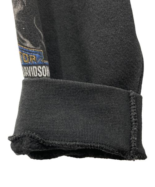 HARLEY-DAVIDSON（ハーレーダビッドソン）HARLEY-DAVIDSON (ハーレーダビッドソン) ロゴスウェット ブラック サイズ:XLの古着・服飾アイテム