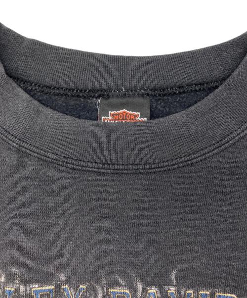 HARLEY-DAVIDSON（ハーレーダビッドソン）HARLEY-DAVIDSON (ハーレーダビッドソン) ロゴスウェット ブラック サイズ:XLの古着・服飾アイテム