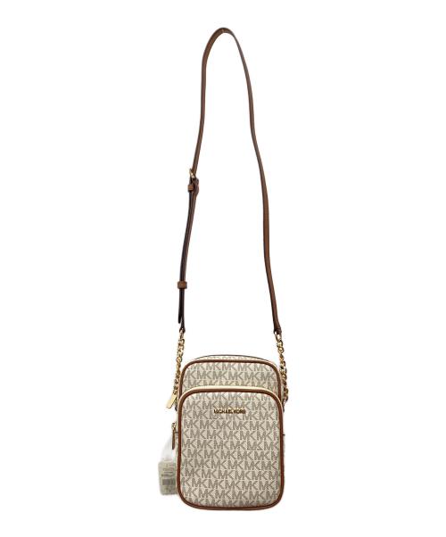 MICHAEL KORS（マイケルコース）MICHAEL KORS (マイケルコース) シグネチャーミニショルダーバッグ ホワイト 未使用品の古着・服飾アイテム