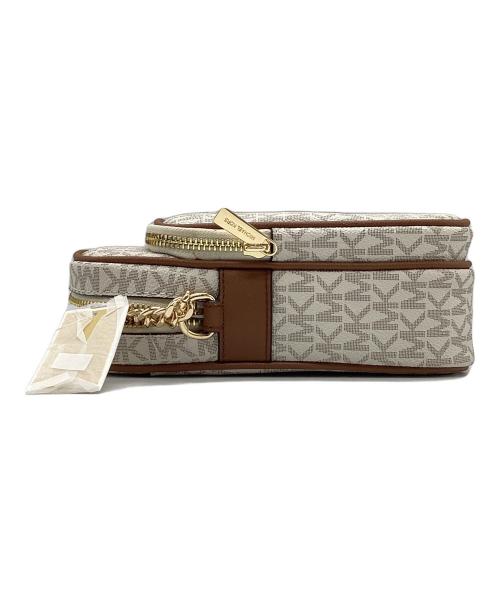 MICHAEL KORS（マイケルコース）MICHAEL KORS (マイケルコース) シグネチャーミニショルダーバッグ ホワイト 未使用品の古着・服飾アイテム