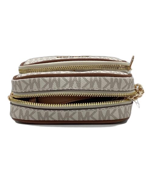 MICHAEL KORS（マイケルコース）MICHAEL KORS (マイケルコース) シグネチャーミニショルダーバッグ ホワイト 未使用品の古着・服飾アイテム