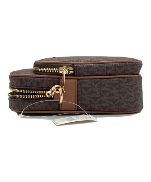 MICHAEL KORS（マイケルコース）MICHAEL KORS (マイケルコース) シグネチャーミニショルダーバッグ ブラウン 未使用品の古着・服飾アイテム