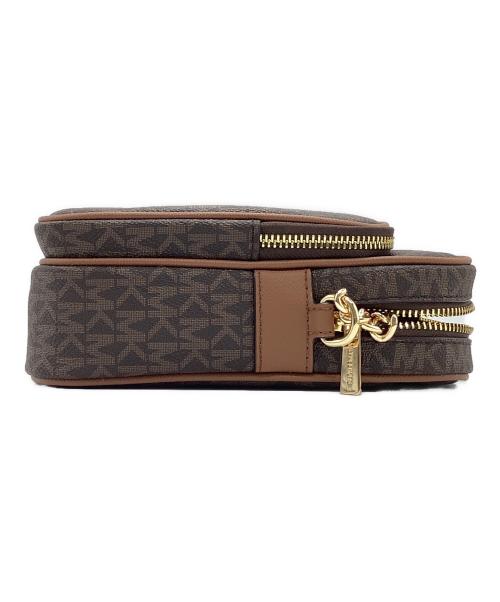 MICHAEL KORS（マイケルコース）MICHAEL KORS (マイケルコース) シグネチャーミニショルダーバッグ ブラウン 未使用品の古着・服飾アイテム