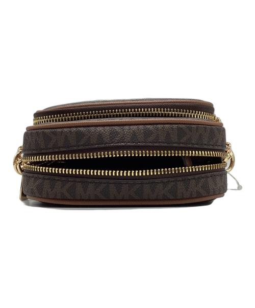 MICHAEL KORS（マイケルコース）MICHAEL KORS (マイケルコース) シグネチャーミニショルダーバッグ ブラウン 未使用品の古着・服飾アイテム