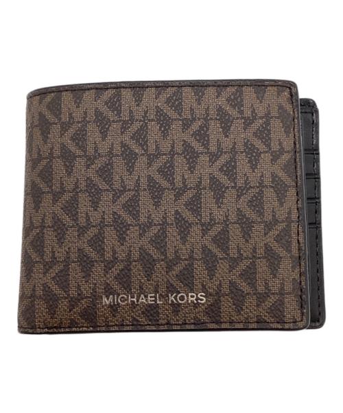 MICHAEL KORS（マイケルコース）MICHAEL KORS (マイケルコース) 2つ折り財布 ブラウン 未使用品の古着・服飾アイテム