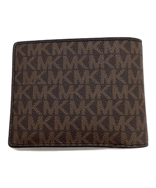 MICHAEL KORS（マイケルコース）MICHAEL KORS (マイケルコース) 2つ折り財布 ブラウン 未使用品の古着・服飾アイテム