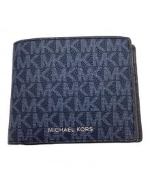 MICHAEL KORS（マイケルコース）の古着「2つ折り財布」｜ネイビー