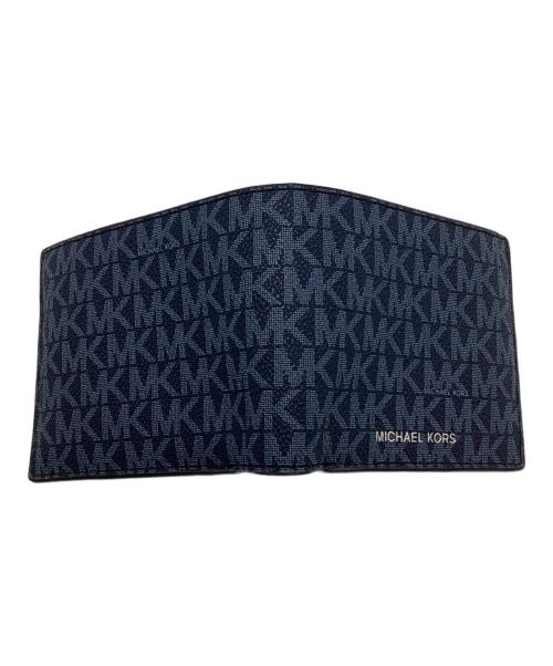 MICHAEL KORS（マイケルコース）MICHAEL KORS (マイケルコース) 2つ折り財布 ネイビー 未使用品の古着・服飾アイテム