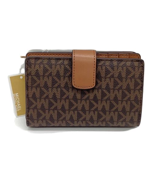 MICHAEL KORS（マイケルコース）MICHAEL KORS (マイケルコース) 2つ折り財布 ブラウン 未使用品の古着・服飾アイテム