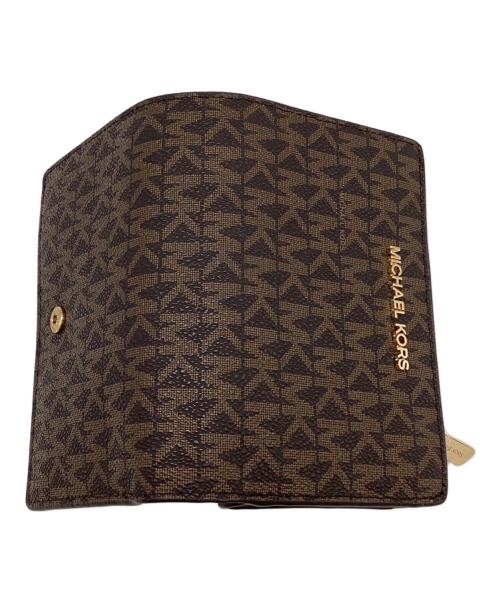 MICHAEL KORS（マイケルコース）MICHAEL KORS (マイケルコース) 2つ折り財布 ブラウン 未使用品の古着・服飾アイテム