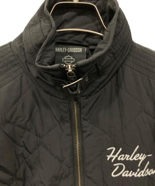 HARLEY-DAVIDSON（ハーレーダビッドソン）HARLEY-DAVIDSON (ハーレーダビッドソン) ウィメンズミルウォーキーキルティングジャケット ブラック サイズ:S 未使用品の古着・服飾アイテム