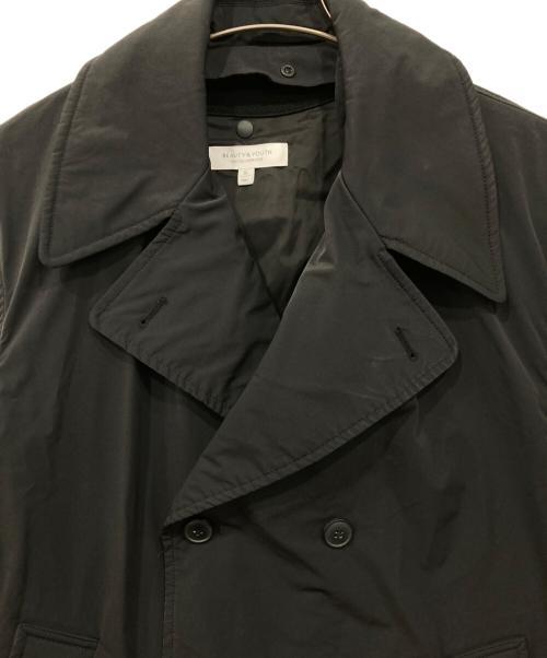 BEAUTY&YOUTH（ビューティーアンドユース）BEAUTY&YOUTH (ビューティーアンドユース) 2WAY トレンチコート ブラック サイズ:Sの古着・服飾アイテム