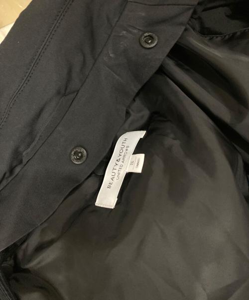 BEAUTY&YOUTH（ビューティーアンドユース）BEAUTY&YOUTH (ビューティーアンドユース) 2WAY トレンチコート ブラック サイズ:Sの古着・服飾アイテム