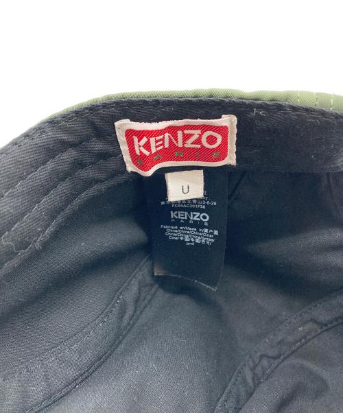 KENZO（ケンゾー）KENZO (ケンゾー) ジャングルベースボールキャップ カーキの古着・服飾アイテム