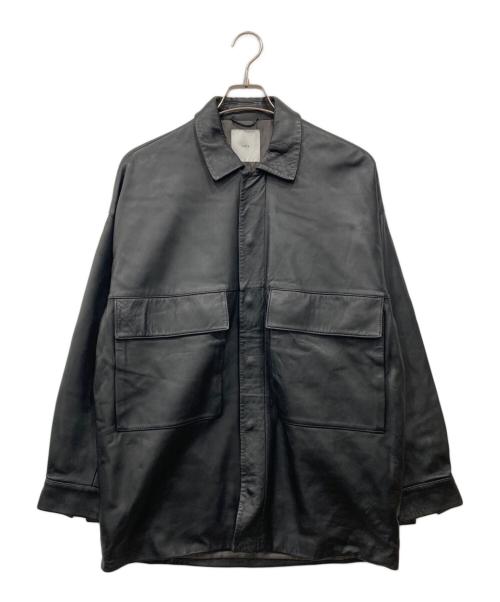 Lui's（ルイス）Lui's (ルイス) オーバーサイズ シープスキン レザージャケット ブラック サイズ:Sの古着・服飾アイテム